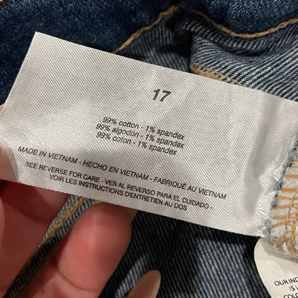 Energie Dark Blue Distressed Boyfriend Jeans - Picture 9 of 10